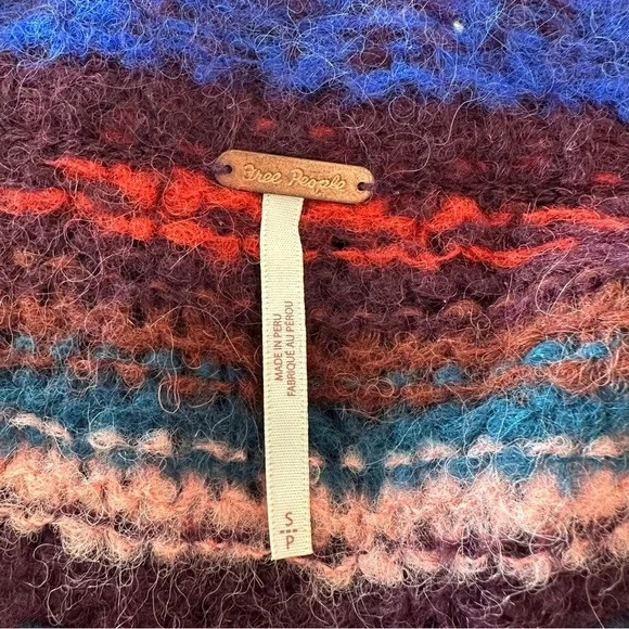 Free People Sunset Canyon Alpaca oversized sweater size small - Picture 7 of 8